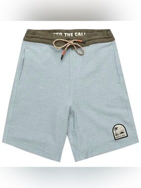 Howler Brothers Tranquilo Chill Short Boys large 10 green brown drawstring